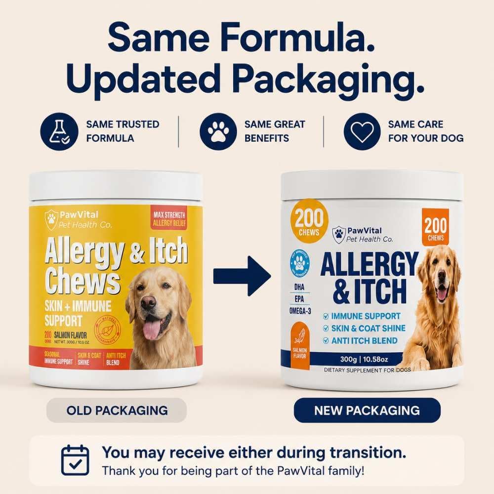 Dog Allergy Chews - 200ct Dog Allergy Relief for Itching Skin & Paw Licking - Allergy and Immune Chews for Dogs with Probiotics & Colostrum - Anti Itch Supplement for Seasonal Allergies, Salmon Flavor