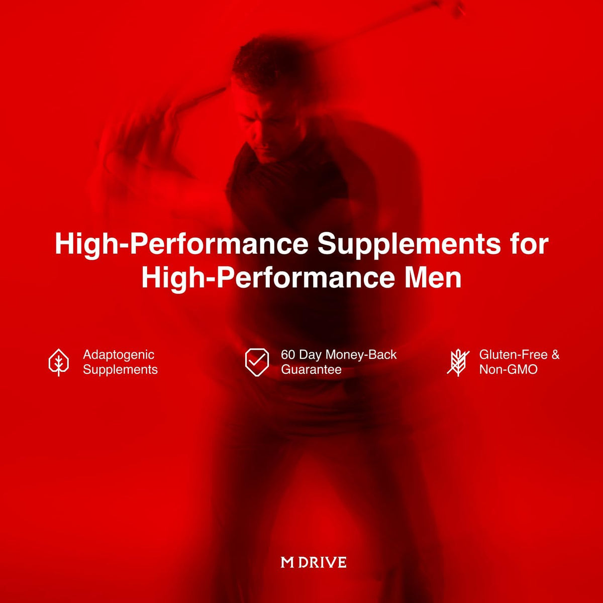 Mdrive Start Performance Protein Powder Chocolate Mousse 30 Servings | 9 in 1 Complete Nutrition Shake Adaptogen Blend Digestion Immune Nitric Oxide Recovery Dietary Supplement