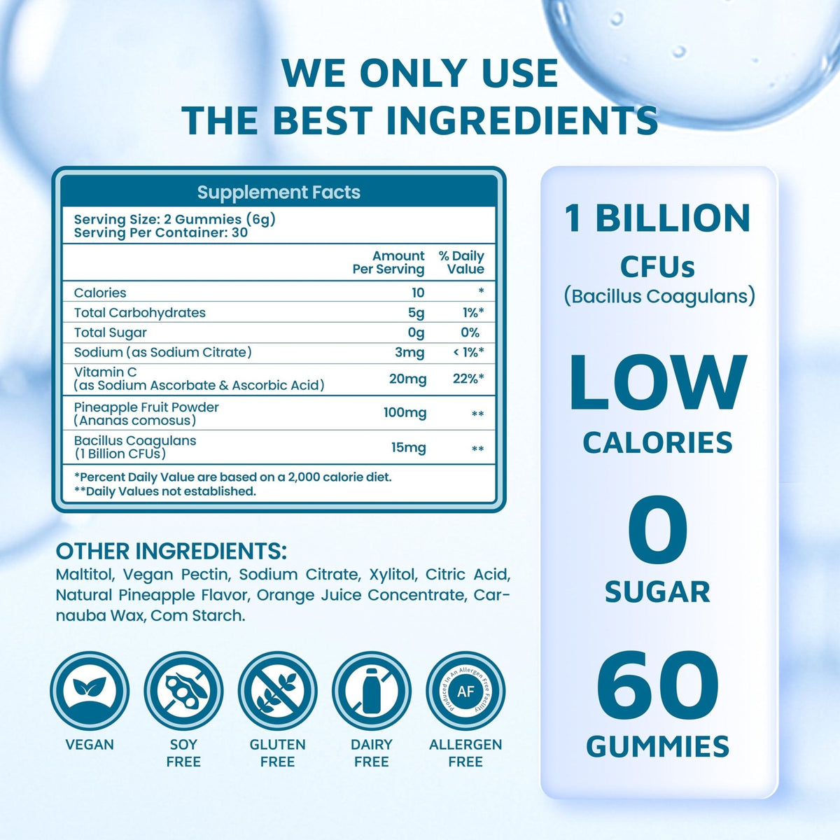 Organic Natural Sourcing Premium Feminine PH Balance Gummies for Women's Health, Immune Support, Hawaiian Pineapple Flavor Gluten-Free, Vegan Premium Feminine Balance Gummies For women-60 Prebiotics - PrimeBioHealth - canada supplements