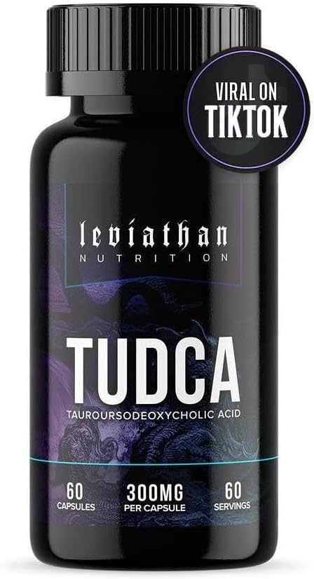 Leviathan Nutrition TUDCA Bile Salts 300mg - Tudca (Tauroursodeoxycholic Acid) Supplement 60 Capsules