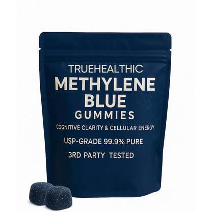 Methylene Blue Gummies, for Cognitive Support & Mental Focus, Clean 5mg of Methylene Blue Per Gummy, 99.9% Pure, Vegan, 60 Gummies