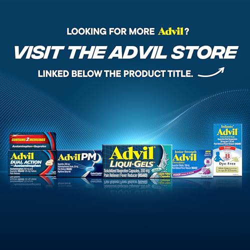 Advil Pain Reliever and Fever Reducer, Ibuprofen 200mg for Pain Relief - 24 Coated Tablets AdvilBuy Supplements Australia
