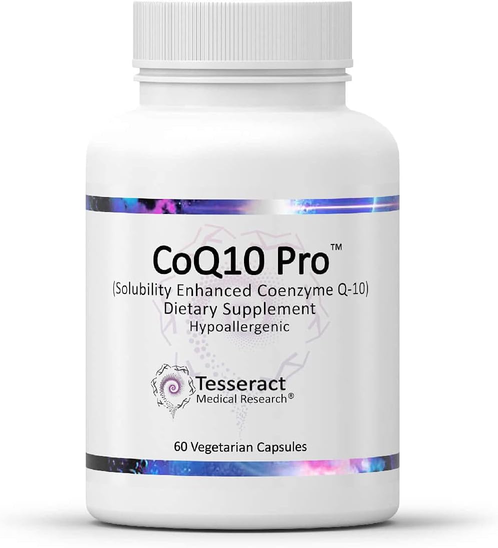 Tesseract Medical Research ProButyrate Gut Health Supplement, Butyric Acid Complex & CoQ10 Pro, Coenzyme Q10 for Health, Muscle Health and Cellular Energy Production