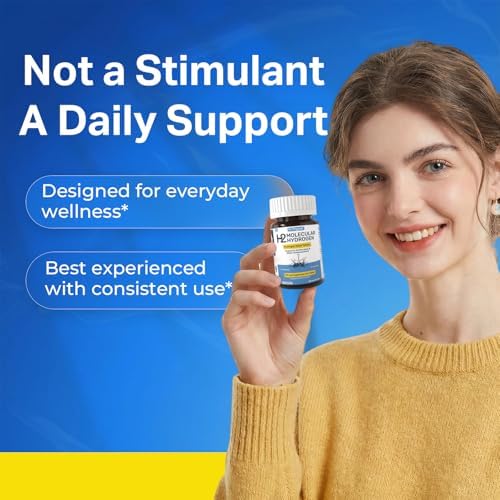 12 PPM H2 Hydrogen Tablets & Multi Enzyme Capsules with Probiotics | Daily Supplement Routine | 2 Items