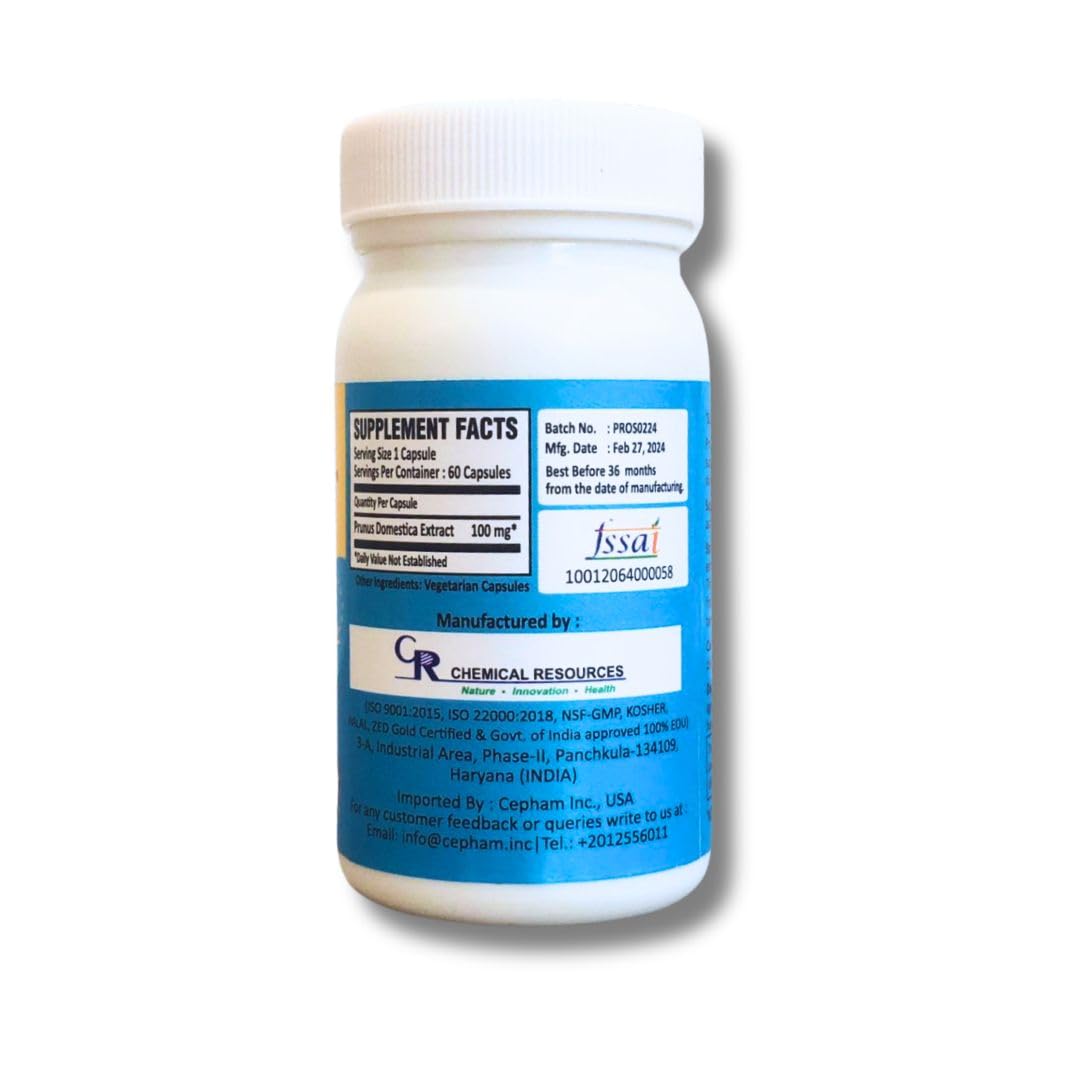 Prosman Supplement - Supports Healthy ageing & Improves Urinary Function | Patented Ingredient | Prunus domestica/pygeum (1Pack- 60 Capsules) PROSMAN buy supplements Au