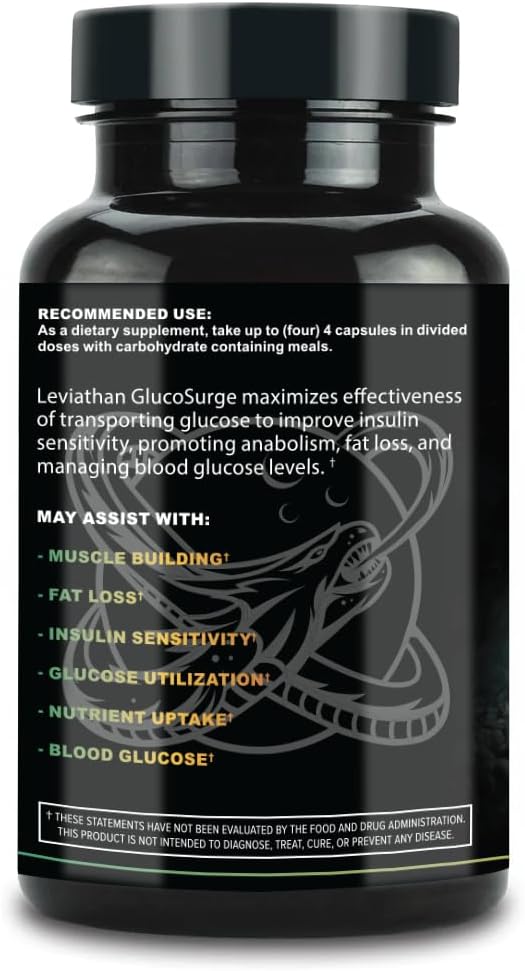 Leviathan GlucoSurge, GDA with 400mg GlucoVantage Dihydroberberine