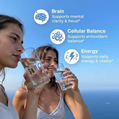 12 PPM Molecular Hydrogen Tablets & 35-Strain Probiotics with Prebiotics | Daily Wellness & Digestive Routine | 2 Items