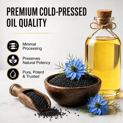 Ethiopian Black Seed Oil Softgels, 120 Count, 1000mg Cold Pressed | 4.64% Thymoquinone, Digestive & Immune Support, Non-GMO, Gluten-Free, Vegan, Black Cumin Seed Oil Softgels, 60 Day Supply
