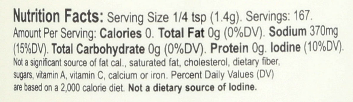 Redmond Organic Seasoning (Real Salt)