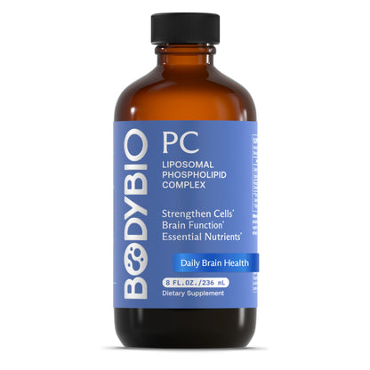 BodyBio PC - Phosphatidylcholine for Brain, Cellular & Cognitive Health | Mental Clarity, Healthy Aging & Gentle Daily Detox