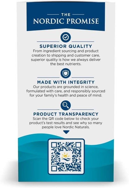 Nordic Naturals Ultimate Omega + CoQ10, Lemon Flavor - 120 Count | 1280mg Omega-3 + 100mg CoQ10 for heart health & cellular energy. Antioxidant. Non-GMO soft gels. 60 servings.