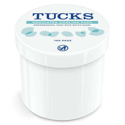 TUCKS Medicated Cooling Pads, 100 Count – Hemorrhoid Pads with Witch Hazel, Cleanses Sensitive Areas, Protects from Irritation, Hemorrhoid Treatment, Medicated Pads Used by Hospitals TUCKSBuy Supplements Australia
