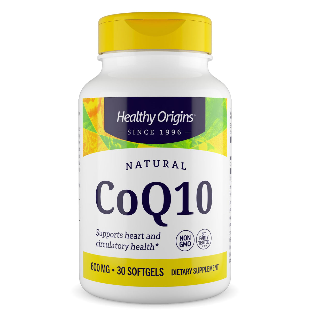Healthy Origins CoQ10 600 mg, Kaneka Q10, 60 Softgels