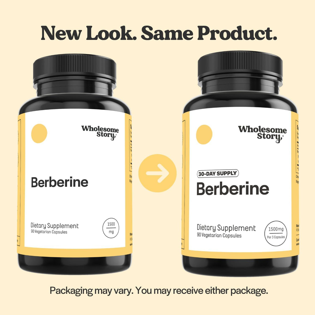 Berberine Supplement 1500mg | Berberine 500mg Per Capsule | 97% Standardized Purity | Supports Metabolic Profiles & Hormonal Balance | 90 Berberine HCL Capsules | Berberine Supplements 30-Day Supply