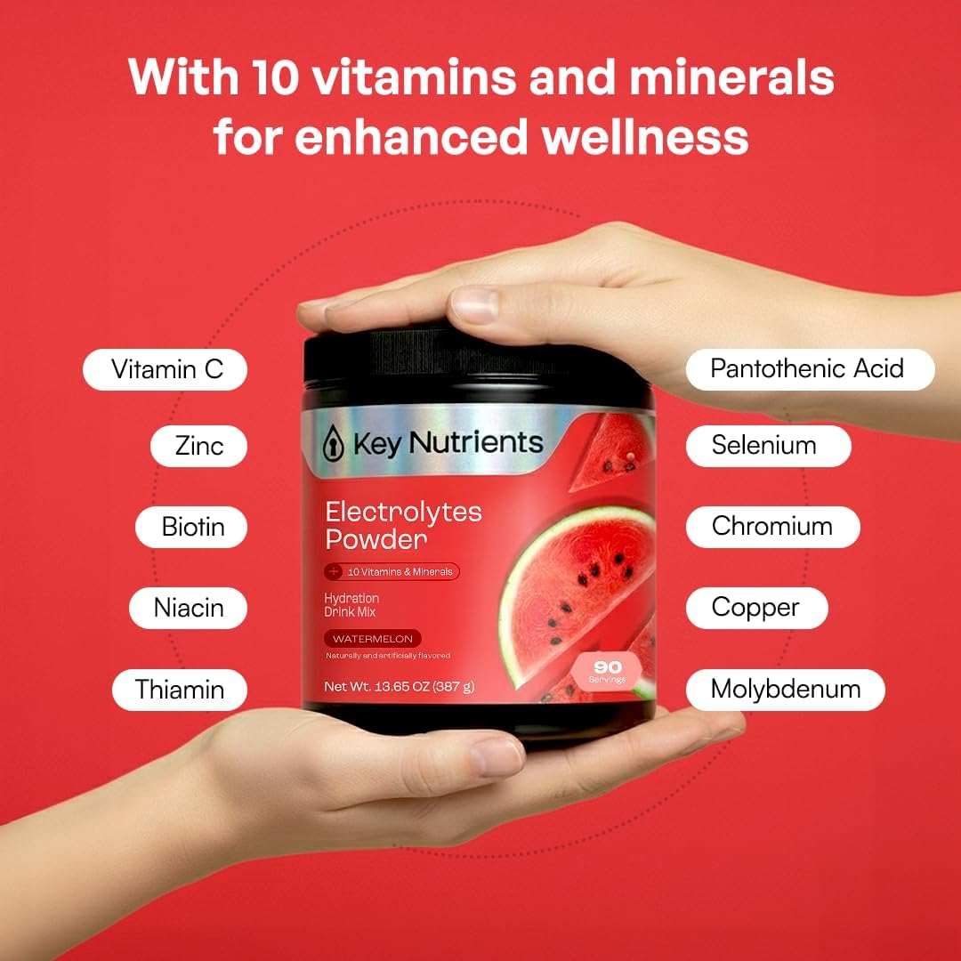 KEY NUTRIENTS Electrolytes Bundle, Watermelon 90 + Variety 20Ct