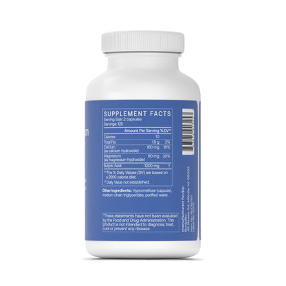 BodyBio Butyrate Calcium Magnesium - Postbiotic for Gut & Digestive Support | Gut Health, Digestive Support, Bloating, Gas & Constipation Relief, Leaky Gut Repair