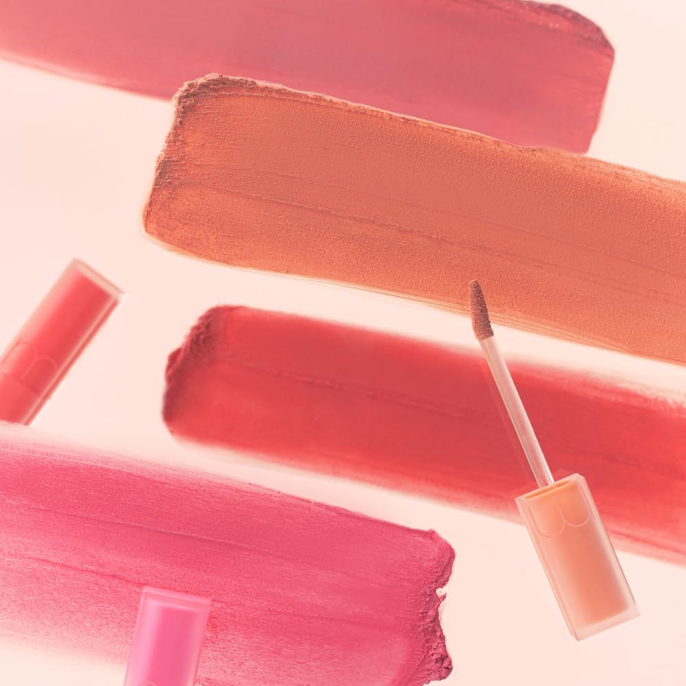 rom&nd OVEEER Shade Series Blur Fudge Tint | Silky Matte Lipstick for Velvety Smooth Lips | Long-Lasting Stain, Wrinkle Blurring, Moisturizing Formula | 16 Burnt Orange | Lip Stain Long Lasting Waterproof | Buildable Matte Blurred Finish | Hydrating Lip S