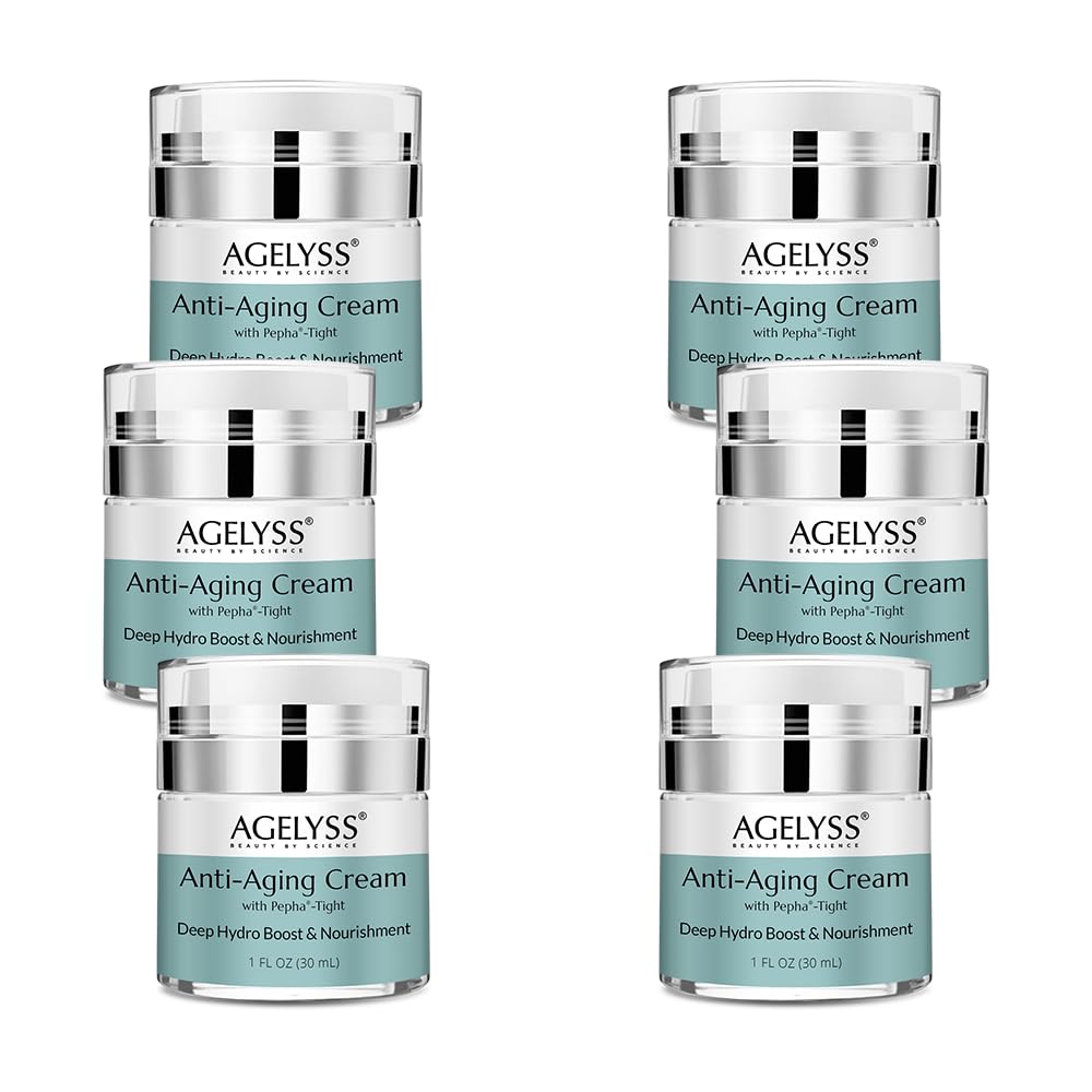 Agelyss Anti-Aging Cream With Pepha-Tight - For Wrinkles & Fine Lines - Paraben-Free, Cruelty-Free, Vegan - 1 fl oz. - Pack of 1