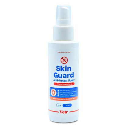 vetr Skin Relief Hydrocortisone Spray for Dogs - Topical Support for Itchy Skin and Hot Spots - 4 oz (120mL) - Vet-Formulated in USA