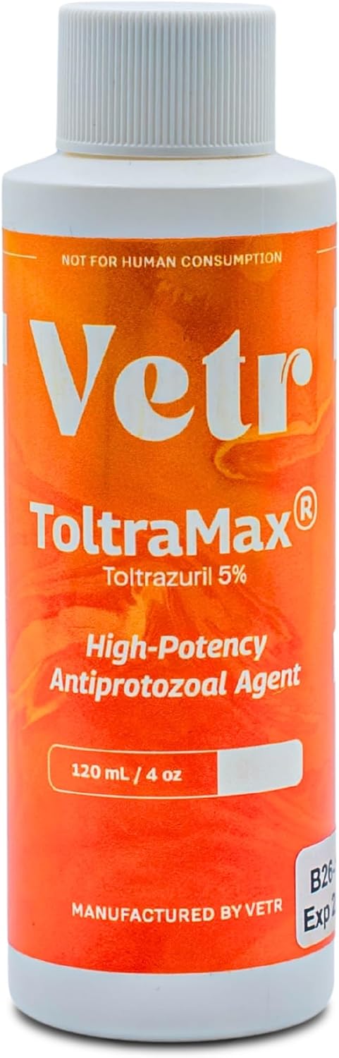 Toltrazuril 5.0% for Horses, Dogs, Cats, 120mL/4 Ounce, for Non-Food Chain Animals