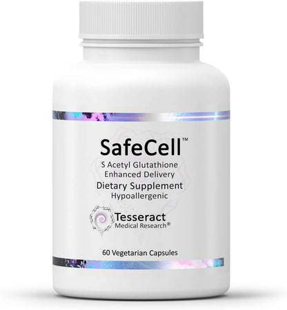 Tesseract Medical Research Master Antioxidant and Vitality Bundle, Glutathione Supplement for Neurological Support and Muscle Health, Hypoallergenic Formula