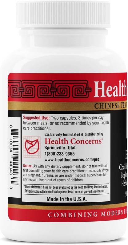 Health Concerns Ease 2 – Liver & Digestive Support – Relieves Neck Shoulder Tension – Chinese Herbal Formula – Natural GI Health Support – Bupleurum & Cassia Herbal Supplement – 90 Capsules