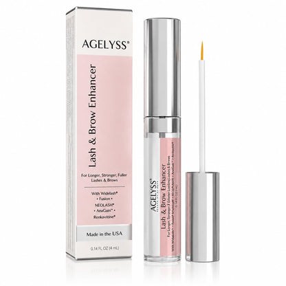 Agelyss Lash & Brow Enhancer - Longer, Stronger & Thicker Lash and Brows - 1 Bottle