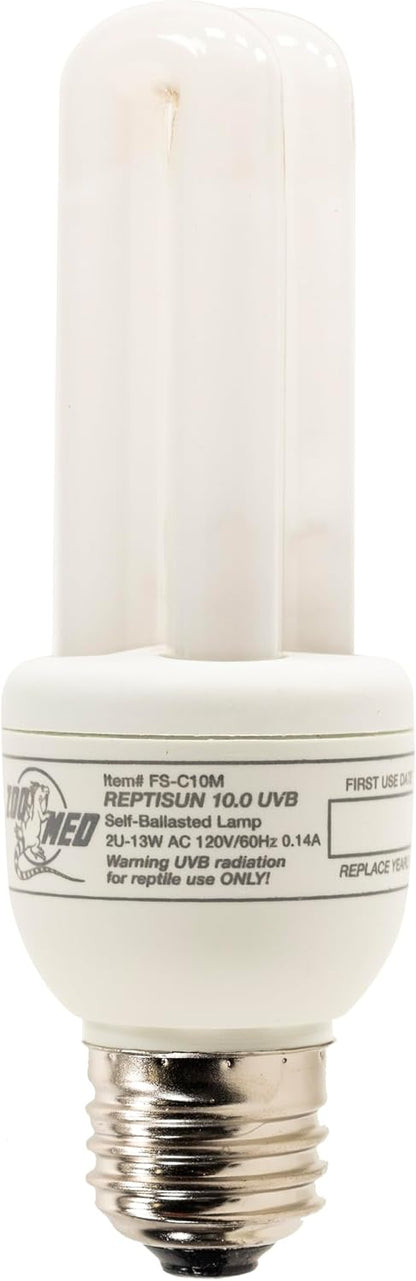 Zoo Med ReptiSun 10.0 Mini Compact Fluorescent Lamp 13 Watts