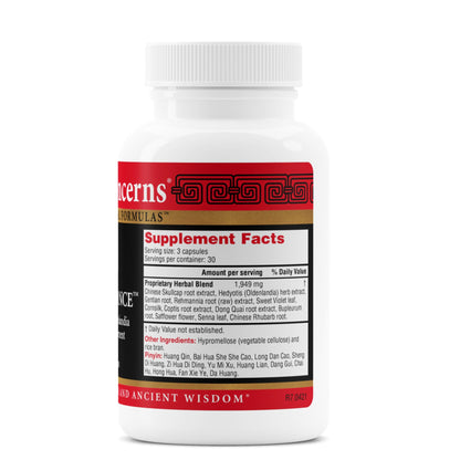 Health Concerns Skin Balance – Herbal Supplement for Skin Support, Itching Relief, & Circulation – Chinese Herbal Supplements for Men & Women – Skullcap, Dong Quai, Coptis Root - 90 Capsules Health Concerns buy supplements Au
