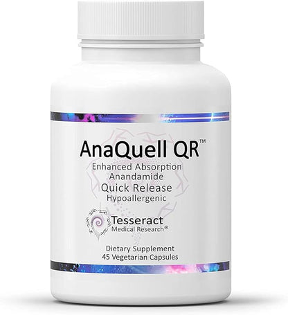Tesseract Medical Research TetraCumin SR Joint Support Supplement & AnaQuell QR, Stress Relief & Mood Support Supplement