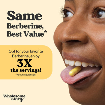Berberine Supplement 1500mg | Berberine 500mg Per Capsule | 97% Standardized Purity | Supports Metabolic Profiles & Hormonal Balance | 90 Berberine HCL Capsules | Berberine Supplements 30-Day Supply