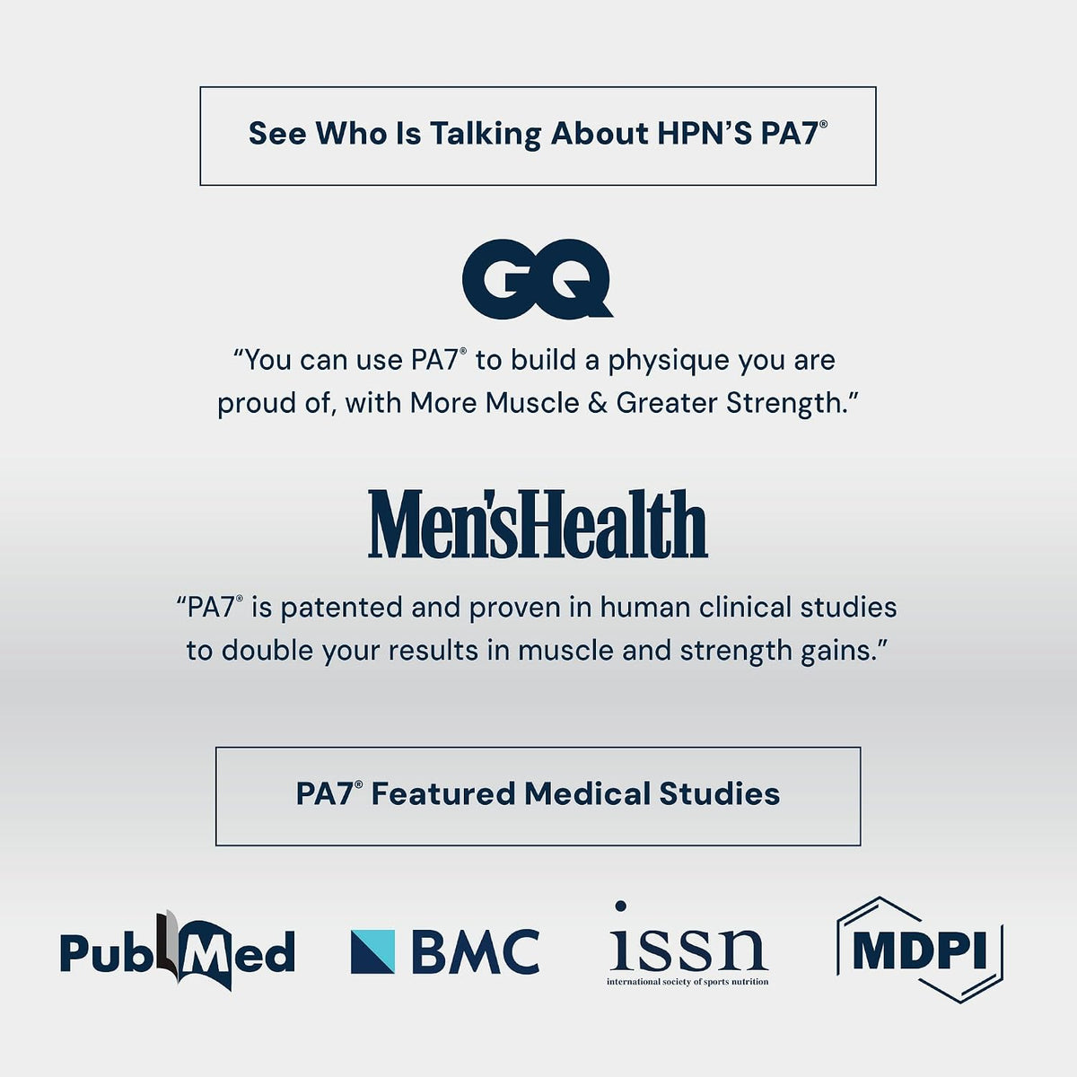 HPN PA(7) Phosphatidic Acid Muscle Builder Top Natural Muscle Builder - Boost mTOR | Build Mass and Strength from Your Workout | 10 Day Supply | Mediator phosphatidic acid with L-leucine supports protein synthesis, lean muscle and strength from training;