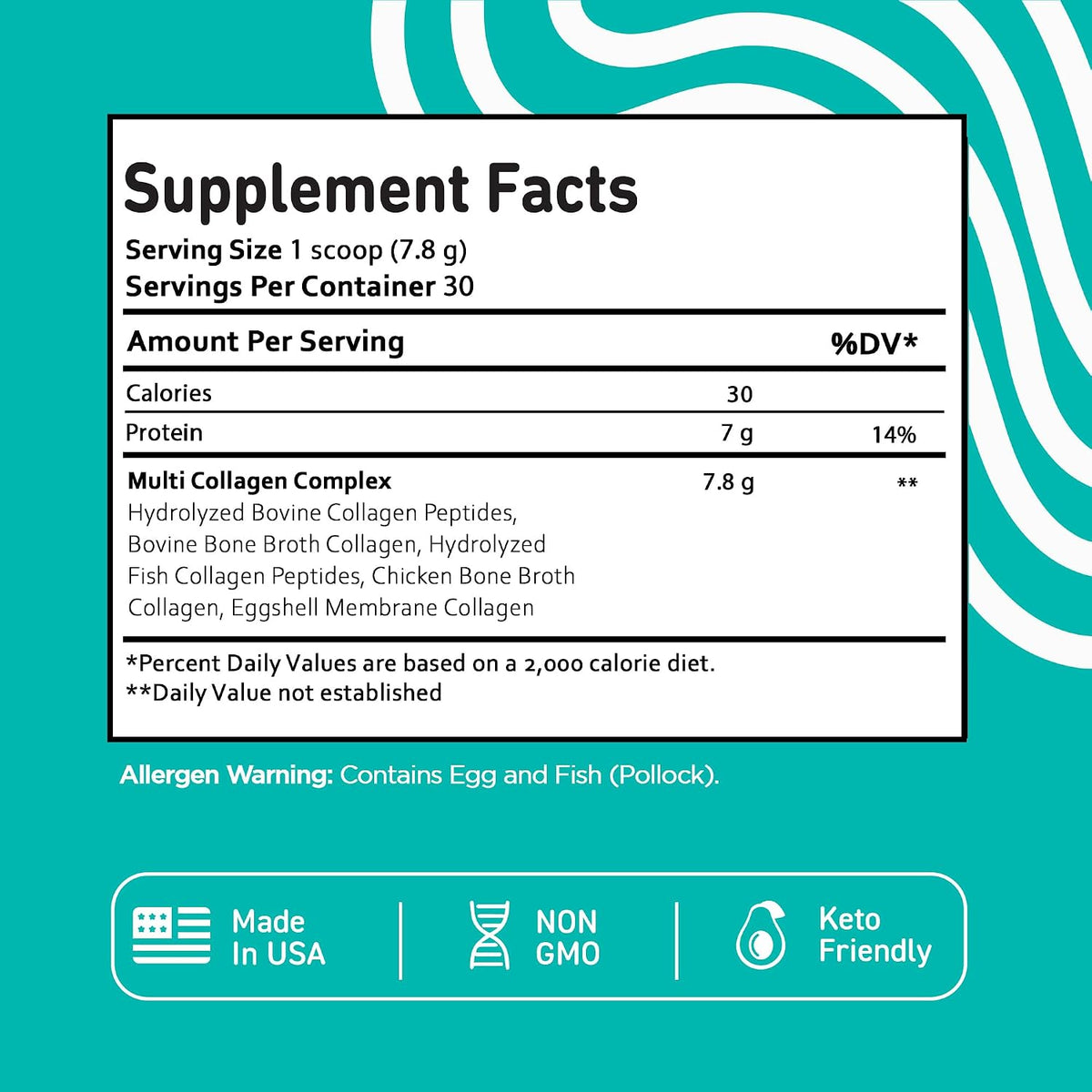 Vital Vitamins Multi Collagen Peptides Powder + Colostrum Capsules with Vitamin C, Zinc
