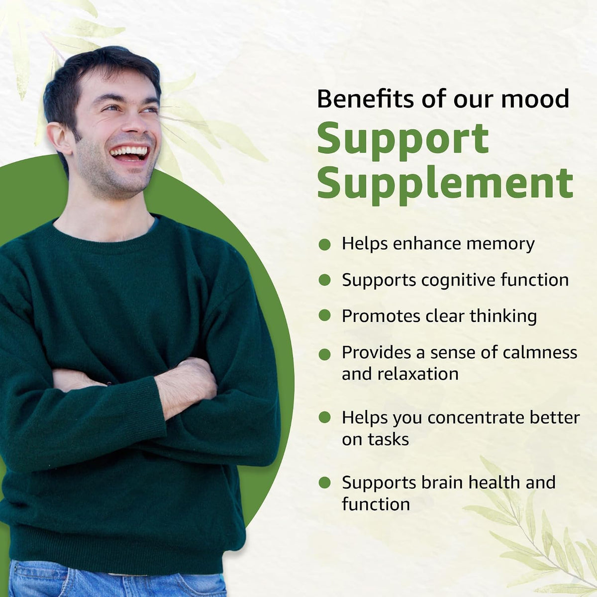 Bodymune MemorySupport Brain Health Formula | Supports Mental Clarity, Recall & Concentration* | USDA Organic Nootropic Blend with Ginkgo Biloba & Ashwagandha | 60 Vegan Caps | Made in USA
