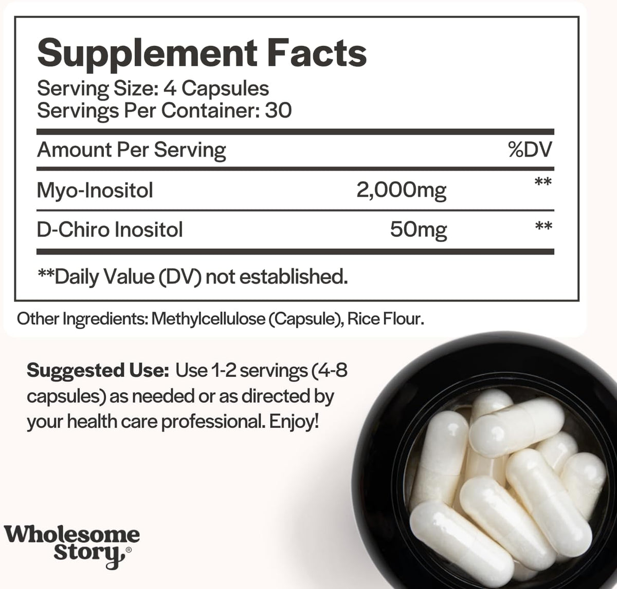Myo & D Chiro Inositol + Vitex | Myo-Inositol & D-Chiro Inositol & Organic Vitex Chasteberry Bundle Supplement | Hormone Balance & Fertility Support | Inositol 30 Servings | Vitex 120 Servings