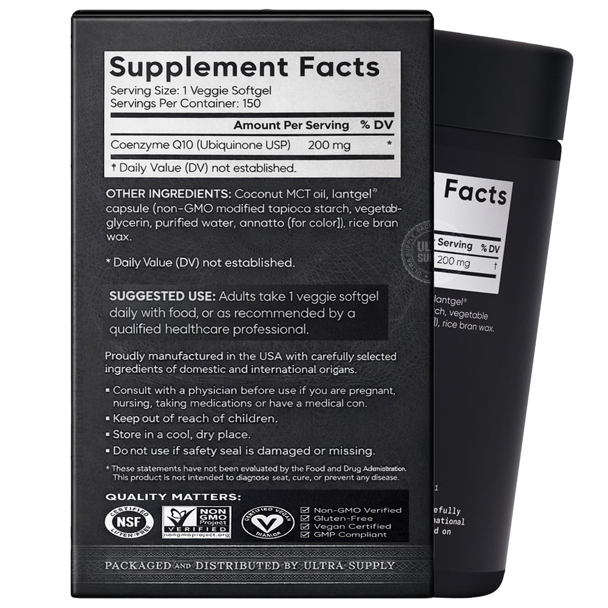 Sports_Researchs CoQ10 200mg Softgels with MCT Oil, 150 Ct Value Pack Generic buy supplements Au