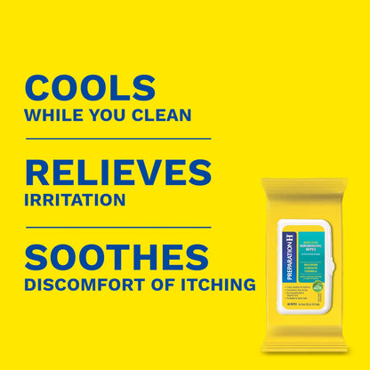 Preparation H Hemorrhoid Flushable Wipes with Witch Hazel for Skin Irritation Relief - 48 Count (Pack of 4) Preparation HBuy Supplements Australia