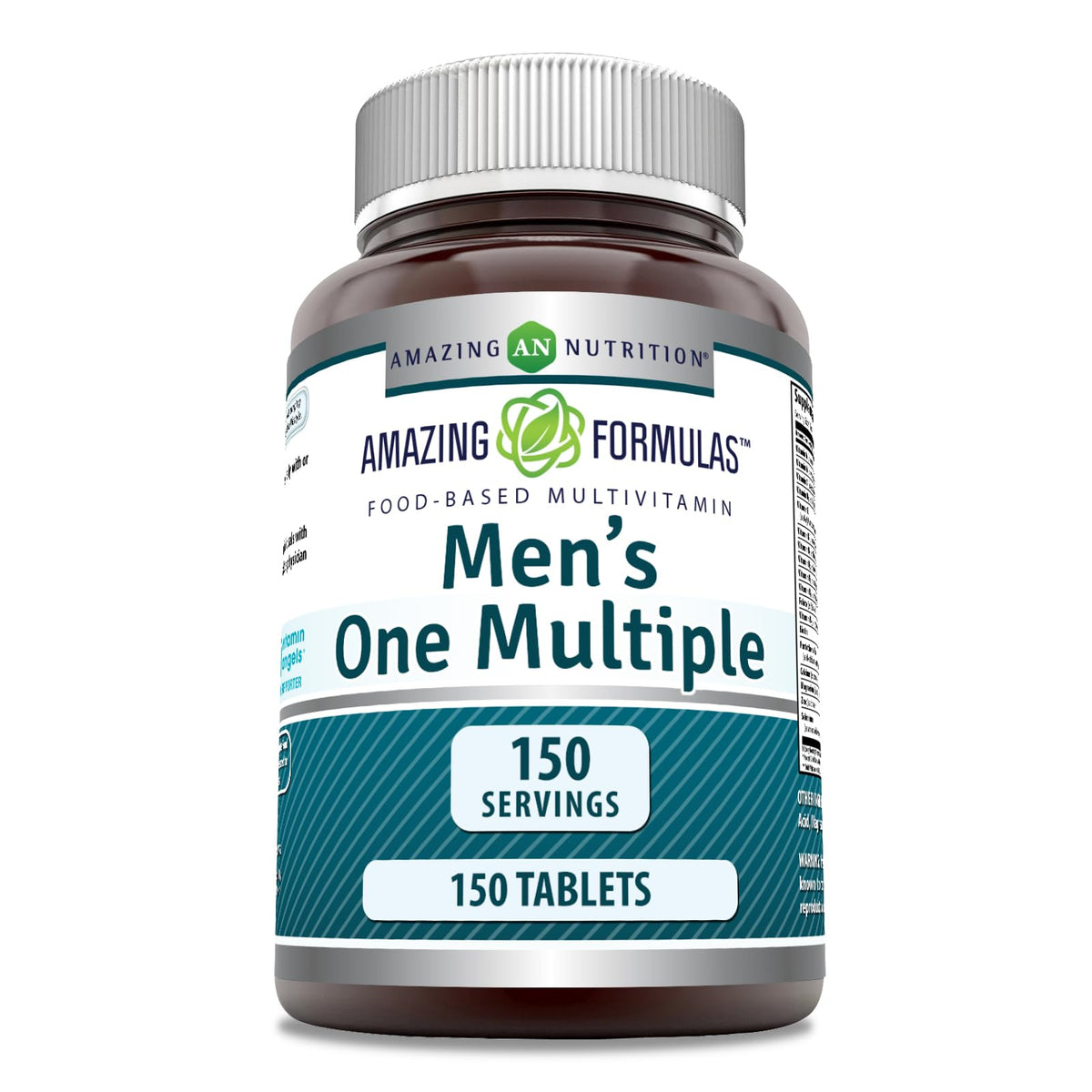 Amazing Formulas Men's One Multivitamin Supplement | Food Based | 150 Tablets | Perfect Blend of Vitamins, Minerals & Probiotics | Non-GMO | Gluten-Free | Made in USA Amazing NutritionBuy Supplements Australia
