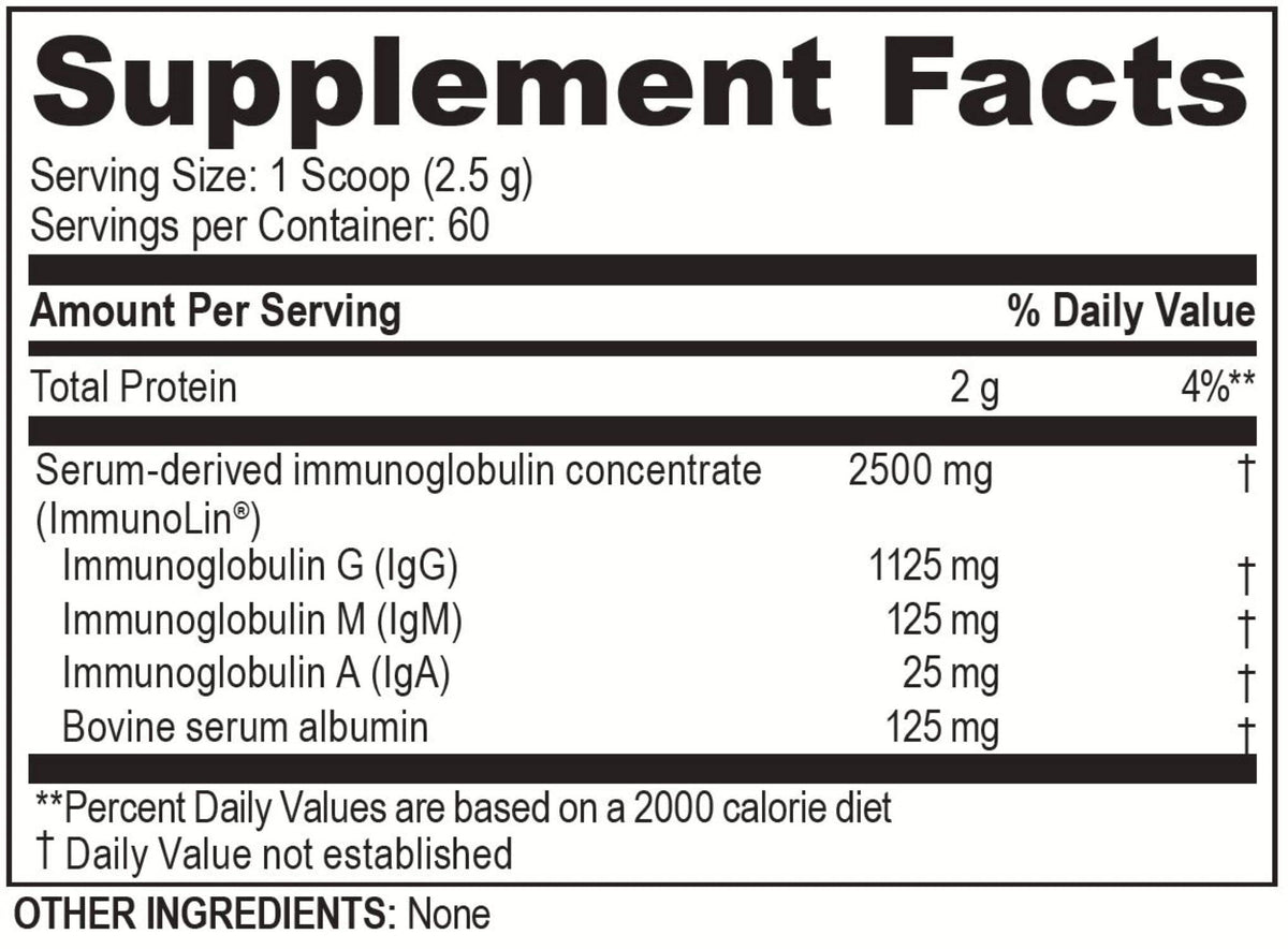 Brain Basics Ultra Pure IgG Supplement - Dairy-Free Supplement IgG-Immunolin Powder, Blended Vitamin & Mineral Supplements, 150g, 60 Servings Brain Bean buy supplements Au