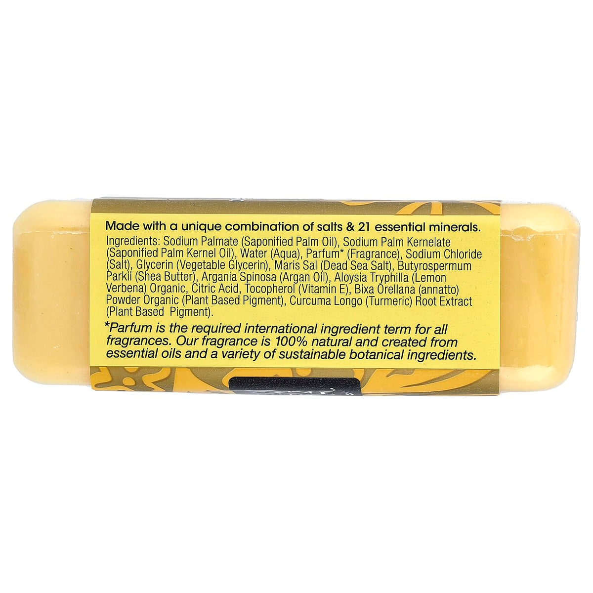 One With Nature Dead Sea Mineral Soap, Lemon Sage, 7-Ounces (Pack of 6)