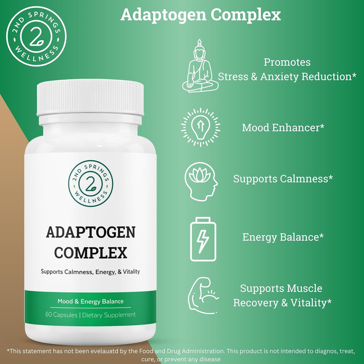 Total Wellness Bundle - 7 Mushroom Complex, Brain Support, Sleep Well, and Stress Adaptation