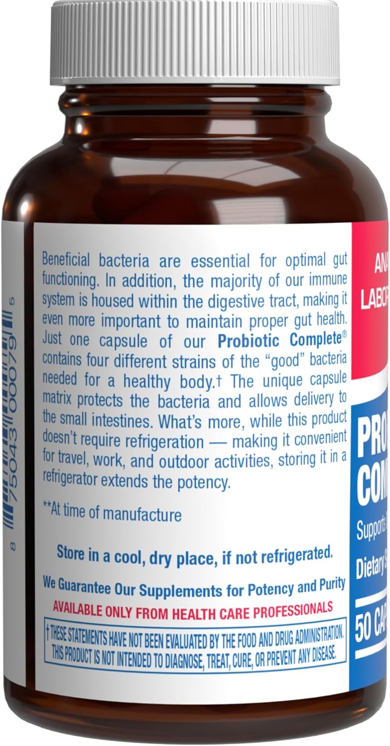 Advanced Digestive Probiotics for Women & Men - 4 in 1 Quadbiotic for Women & Men with Lactobacillus and Bifidobacterium Probiotics for Digestive Health Bloating and Constipation - 50 Servings