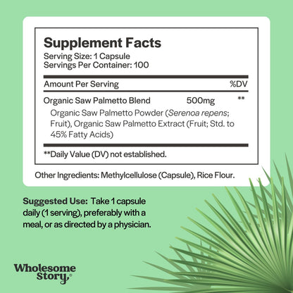 Organic Spearmint + Saw Palmetto | Organic Spearmint Capsules & Saw Palmetto for Women Bundle Supplement | Hormonal Balance Support | Supports Hair, Skin, and Nail Health | 30 & 100 Day Supply