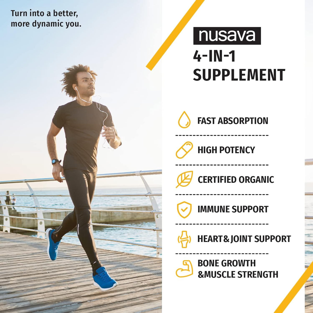 NUSAVA Unflavored D3 K2 Liquid Drops and Vanilla Flavored D3 K2 Liquid Drops Bundle - Potent Liquid Vitamins for Heart, Joint, Bone, Muscle, & Immune Support - Non-GMO, Gluten-Free, 2pk Each