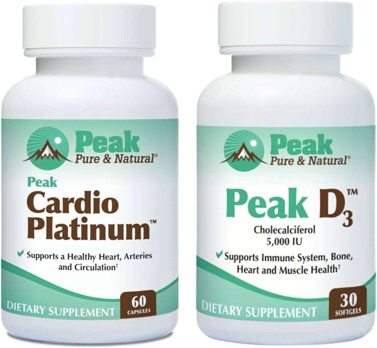 Peak Pure & Natural Cardio Platinum & Peak D3