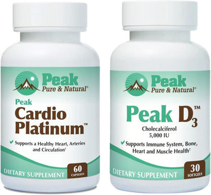 Peak Pure & Natural Cardio Platinum & Peak D3