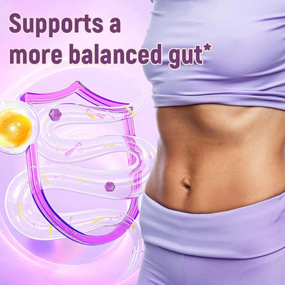 Migcopat Grape Fiber Gummies & Peach Fiber Gummies