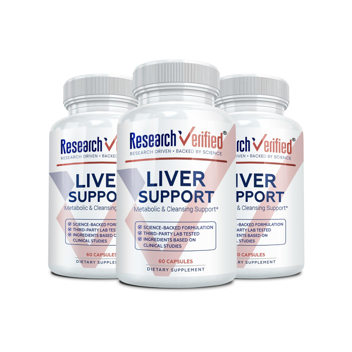Research Verified Liver Support - Liposomal Milk Thistle, Artichoke Extract, Glutathione, BioPerine - Vegan - 60 Capsules - Pack of 1
