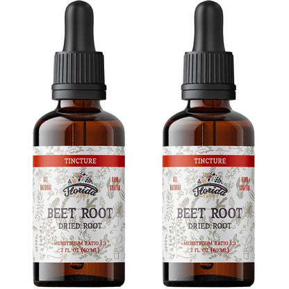 Beet Root Supplement - Liquid Beets Extra Fast Absorption - Beet Root Tincture Organic Extract, Gluten Free, 2 Fl Oz