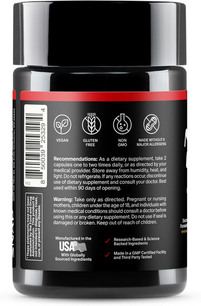 Snap Supplements Prostate Health + Nitric Oxide Booster Bundle, 90+60 Caps | Stinging Nettle, Saw Palmetto for Men, Prostate Support Supplement, Nitric Oxide Supplements for Men, L-Arginine L-Citrulline